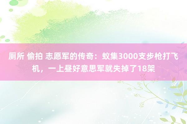厕所 偷拍 志愿军的传奇：蚁集3000支步枪打飞机，一上昼好意思军就失掉了18架