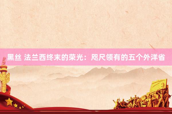 黑丝 法兰西终末的荣光：咫尺领有的五个外洋省